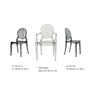 厂家直销带扶手休闲椅子幽灵椅 创意设计办公椅子 透明塑料椅子