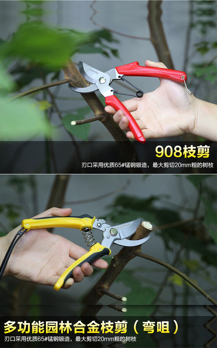 修剪树枝剪刀 修枝剪 果枝剪 果树修花剪刀 粗枝剪 园艺工具剪子
