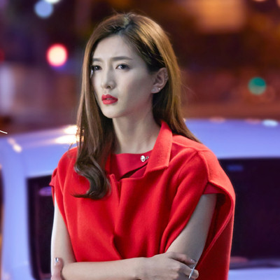 江疏影明星同款女装新款时尚宽松无袖毛呢外套马甲十三行货源