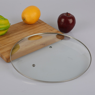 c型高质量玻璃盖 耐摔耐高温钢化玻璃锅盖 炒锅锅盖 汤锅锅盖