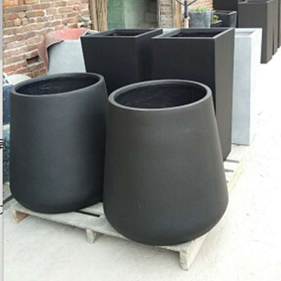 桌面办公室套装花盆 厂家定制镁泥花器 园艺手工水泥花钵新品批发