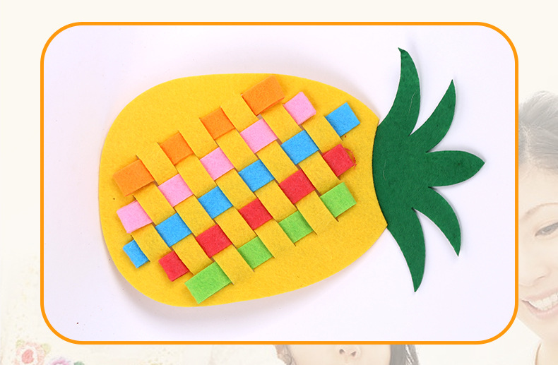 不织布编织教具 幼儿园儿童diy早教区域区角开发智力多款式玩具