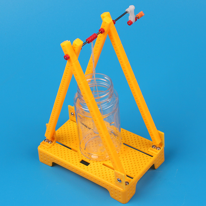 悠悠鱼科学实验玩具科技小制作辘轳井礼物儿童小发明自制辘辘井