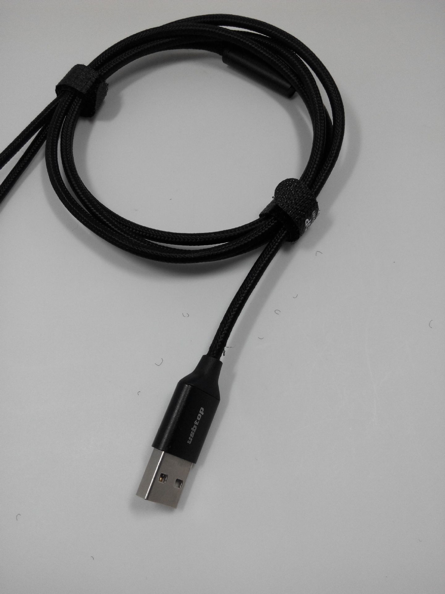 速卖通usbtop尼龙编织快充数据线华为type-c口1m充电数据线