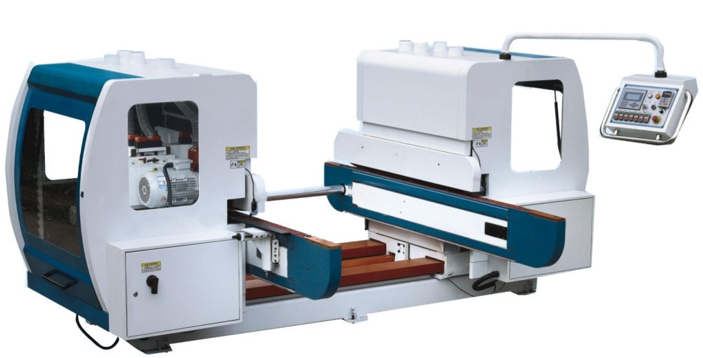 扬州木工机械板材开槽机 板材两边自动铣槽机 护墙板双边铣槽机