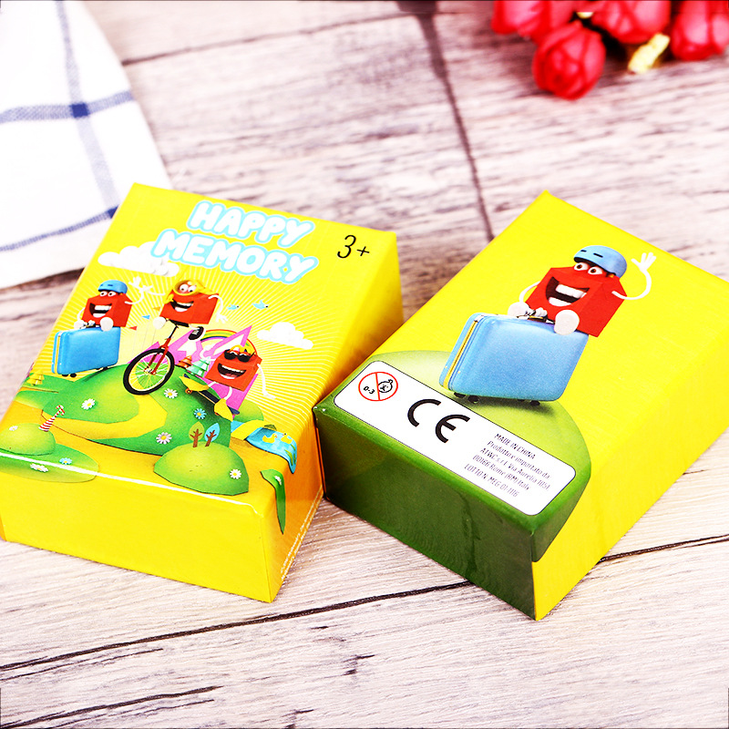 Cross-Border Cute Creative Cartoon Paper Box Printed Folding Box Square Candy Box Packaging Printed Sample Printing