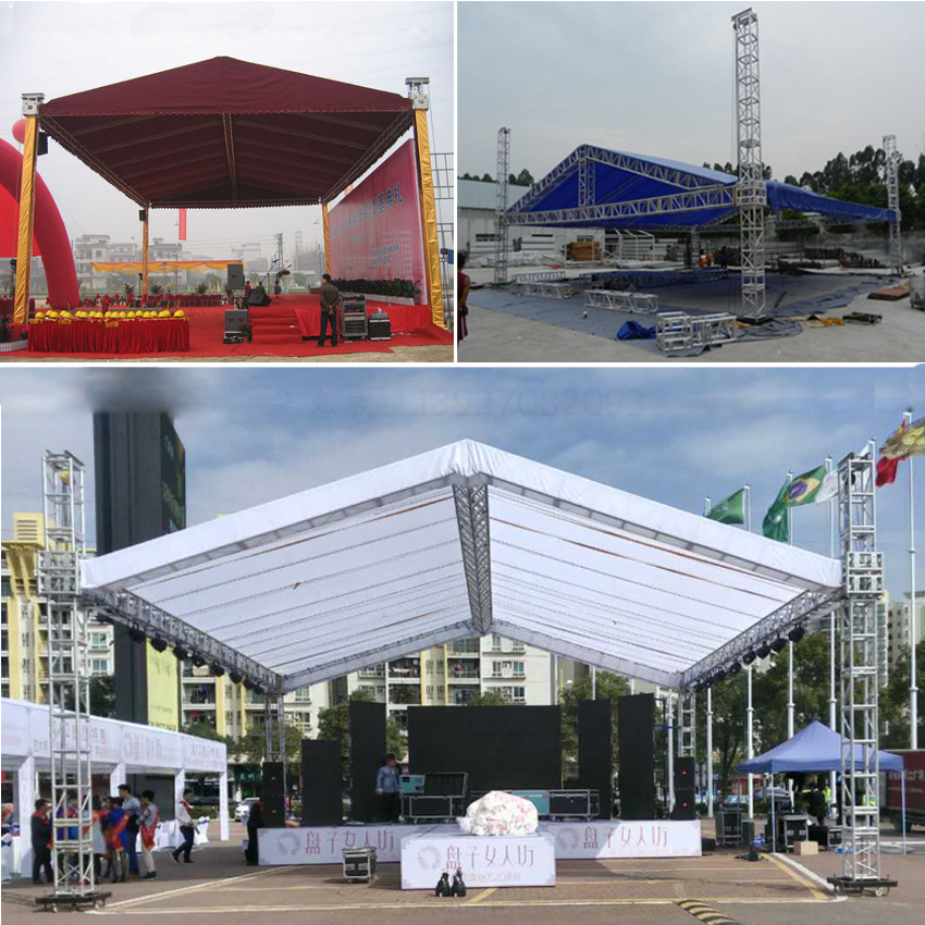 展示背景架室外铝合金truss架 婚礼庆典灯光架 户外演出舞台桁架