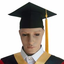学士毕业帽 2024新款礼帽 黑色学士帽