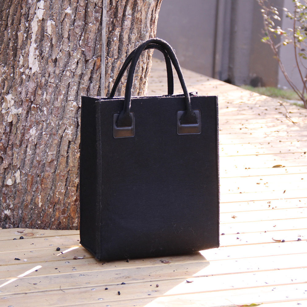 厂家直销毛毡包 时尚女士手提毛毡包 单肩毛毡包 可按需定制