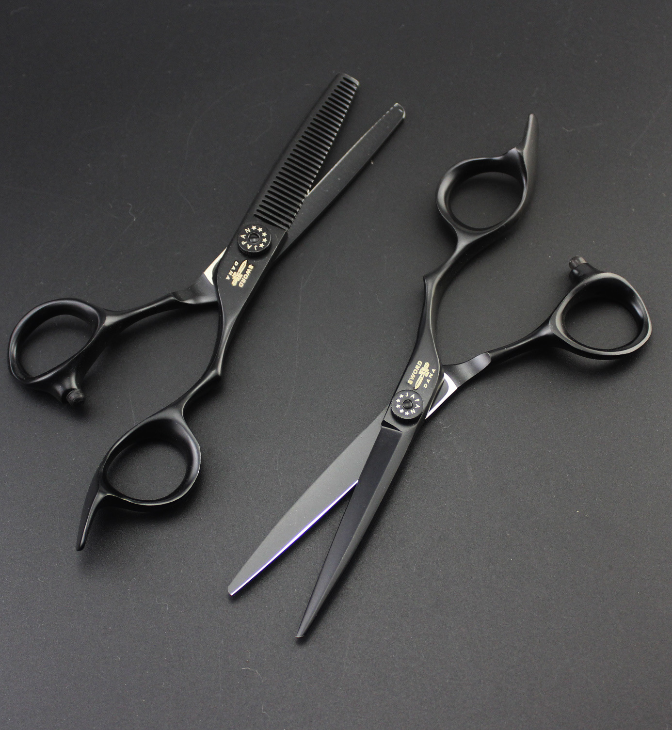 6.0寸彩色日本 水谷 美发剪刀 理发剪 平剪 刘海剪 牙剪