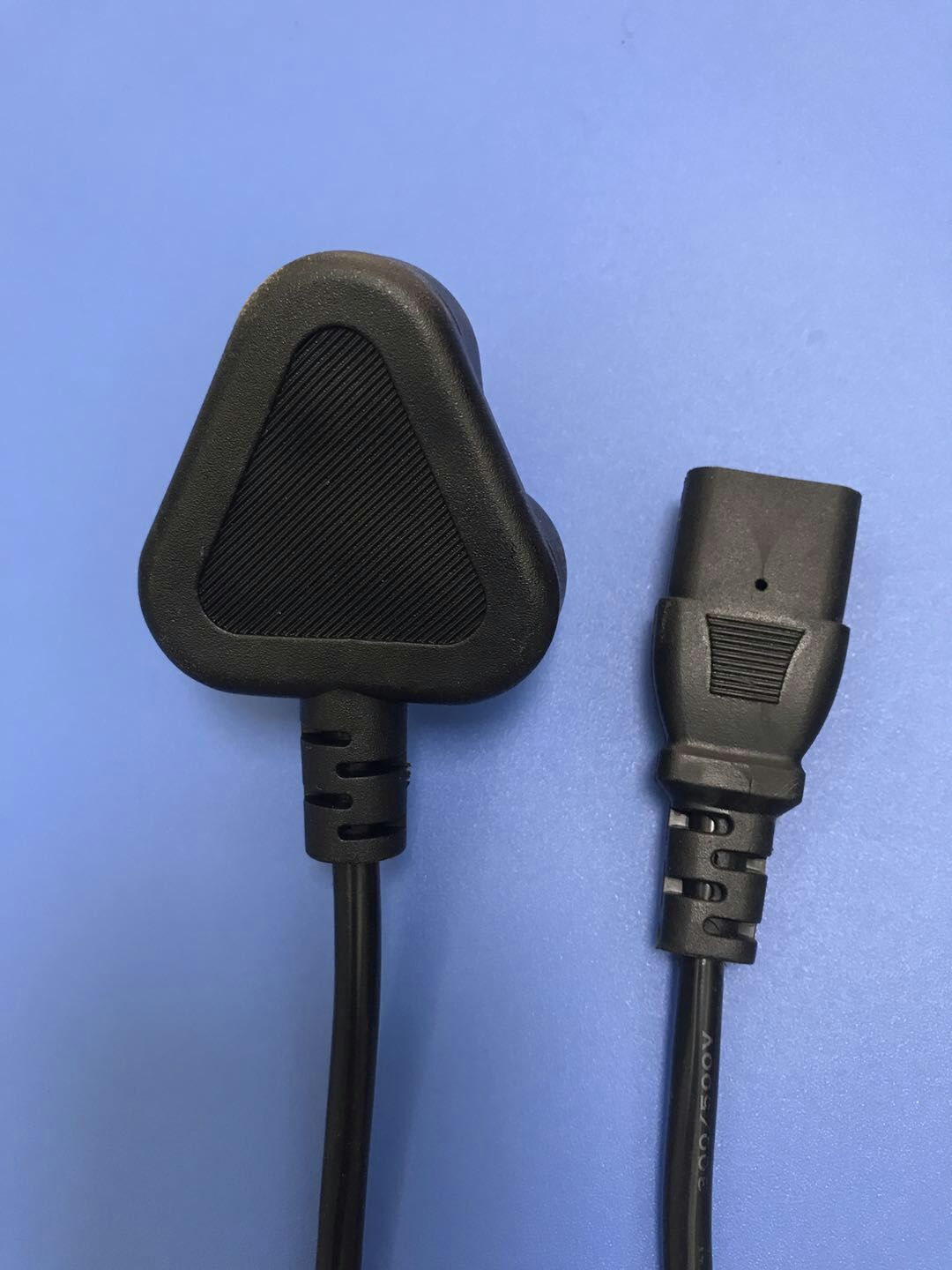 厂家直销大南非三插电源线 中东印度0.75平方1.5米品字尾电源线