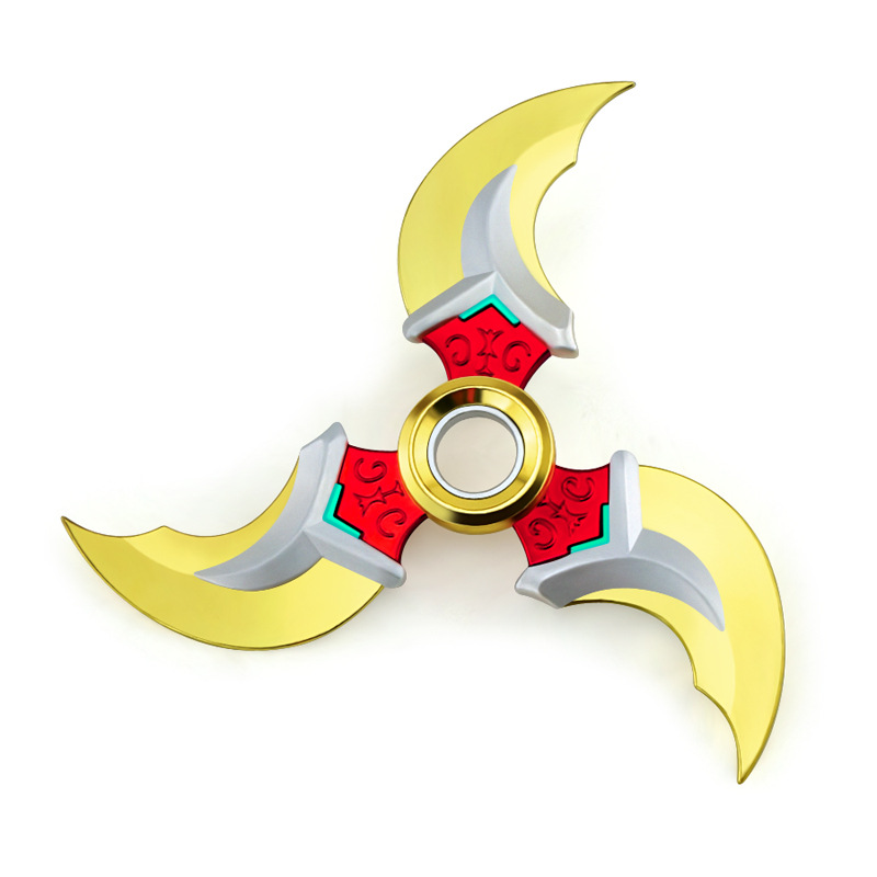 源氏游牧民青年飞镖 超强转速合金守望兵器旋转手里剑