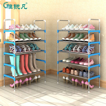 简易鞋架 五层六层七层自由组合鞋柜时尚多层超低价无防尘罩