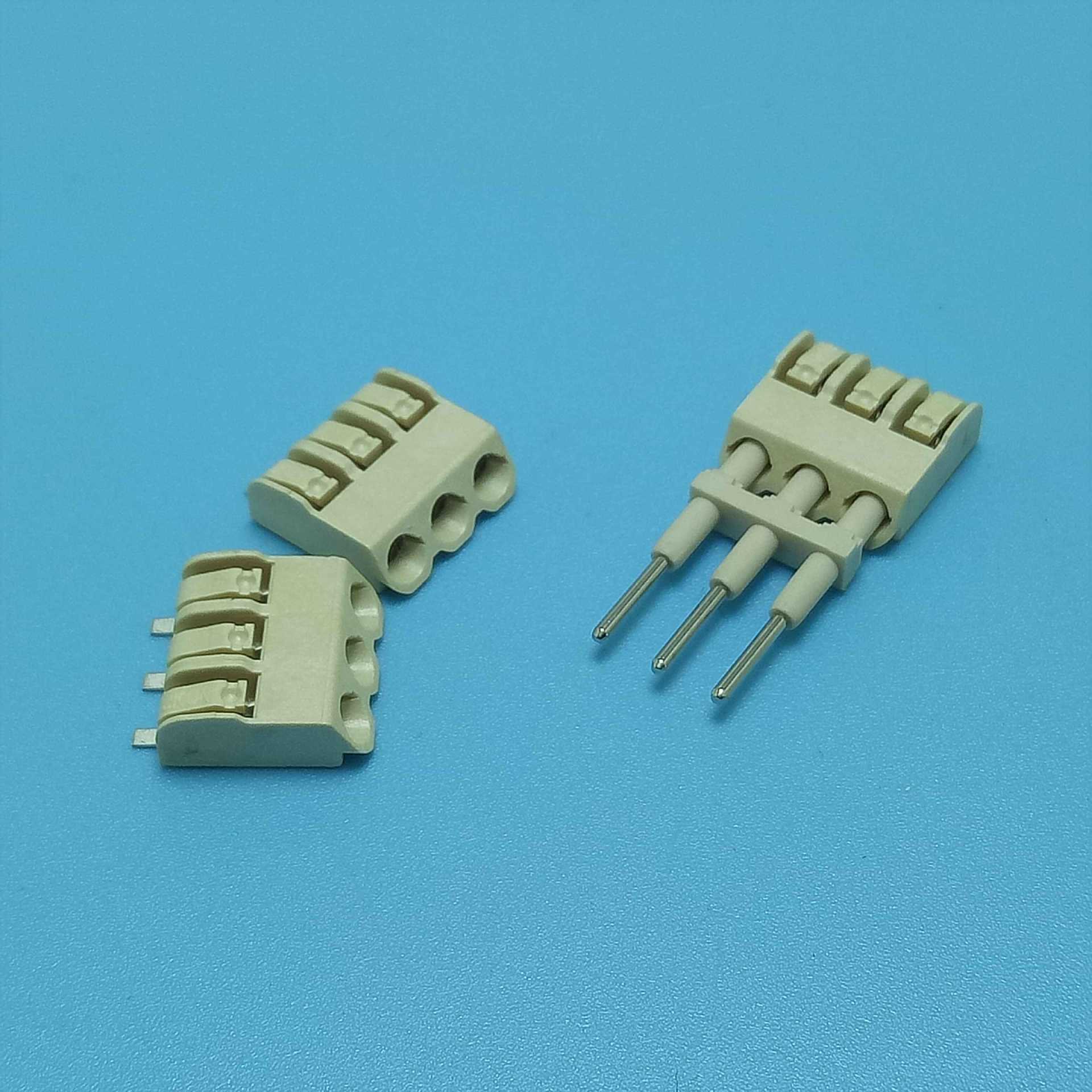 供应2060三位插针电路板连接器针led铝基板贴片对接