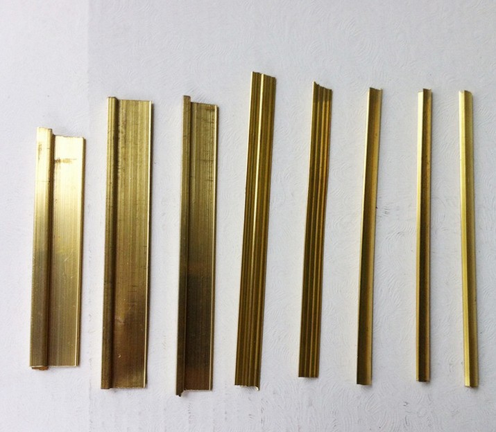 英华铜业水磨石装饰条加工 23年铜挤压异形铜型材厂家定制