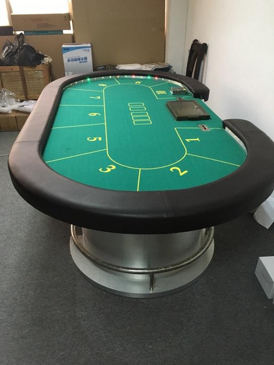 新款德州扑克桌特价处理 豪华888德州扑克桌2017款 工厂直销