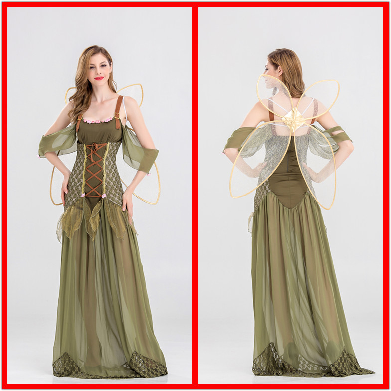 花仙子万圣节cosplay舞会夜店派对成人梦幻仙女花精灵仙子服装