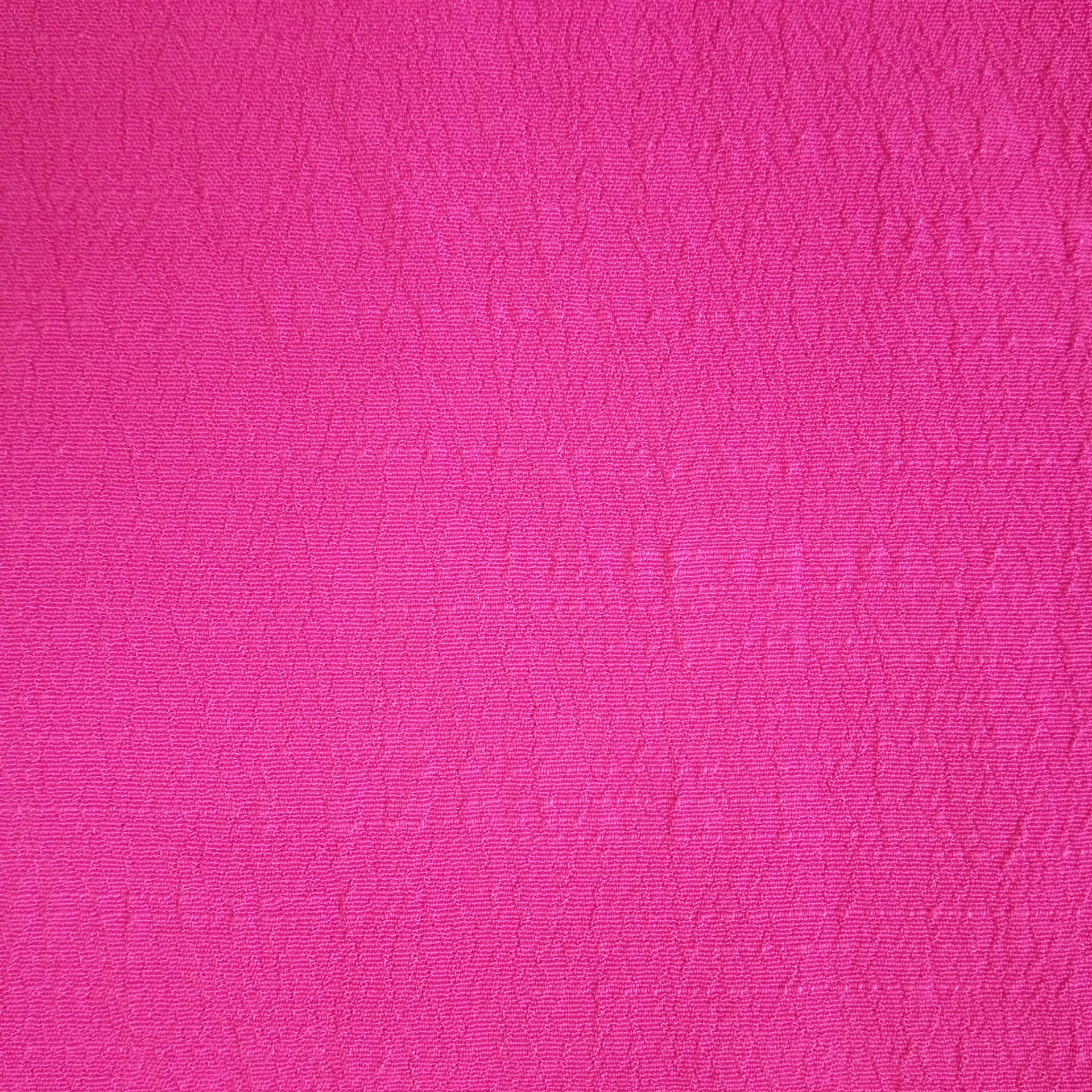 时尚休闲女装面料 梭织 人丝人棉富丽绉染色布 玫红色 55%v 45%r