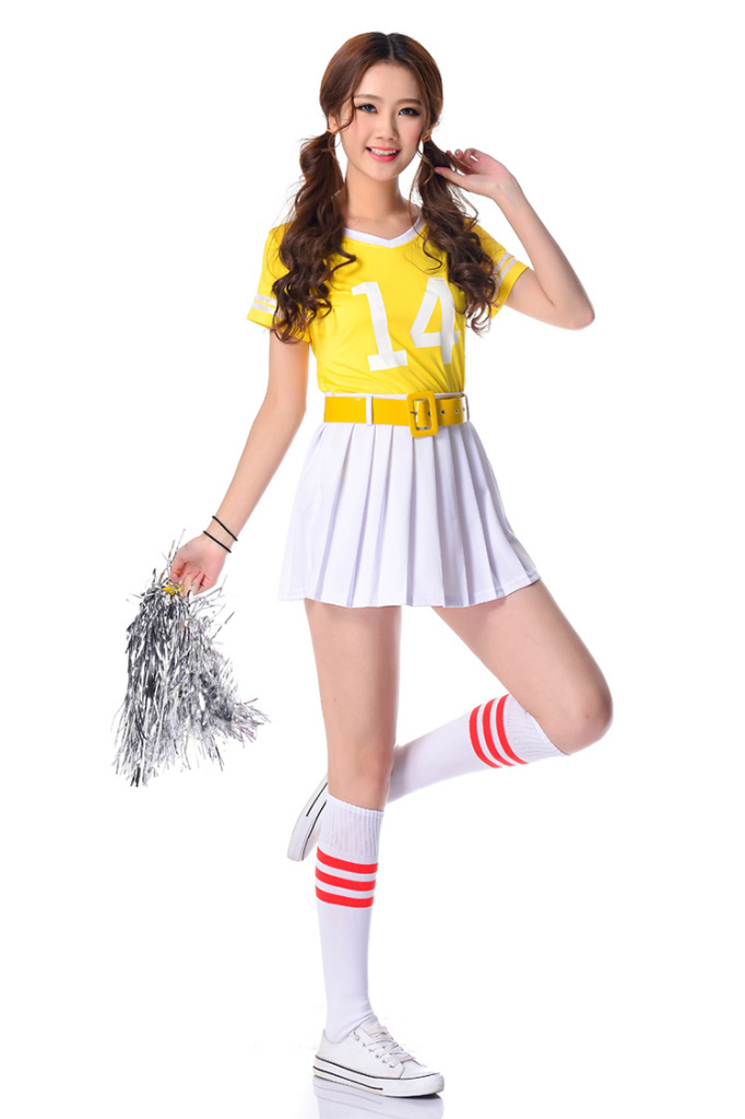 啦啦队服装女套装性感活力大学生拉拉队套装裙拉拉操服装性感团体
