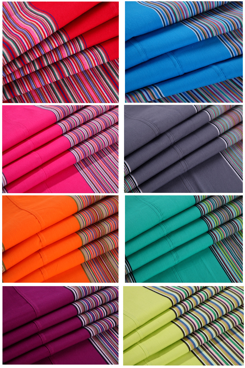 厂家批发老粗布匹卷老土布diy床单枕被套宽幅50cm床品家纺民族风