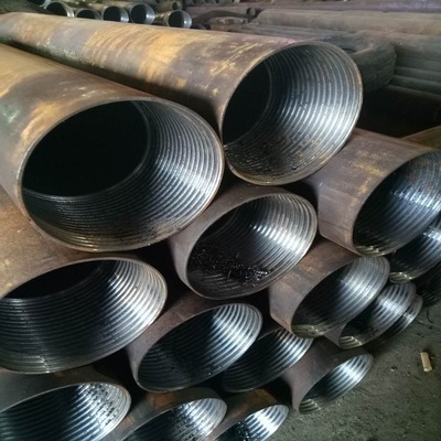 无缝钢管套丝 20# 45# dz40无缝管定尺切割 套丝 钻孔质量保证