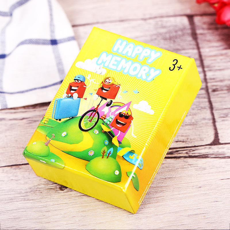 Wholesale Cute Creative Cartoon Paper Box Folding Box Square Candy Box Packaging Spot Pictures and Samples Can Be Ordered