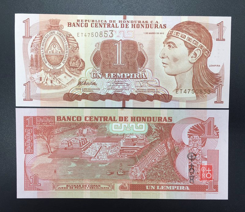全新 美洲洪都拉斯1伦皮拉 1元面值 外国纸币 钱币 全新保真-阿里巴巴