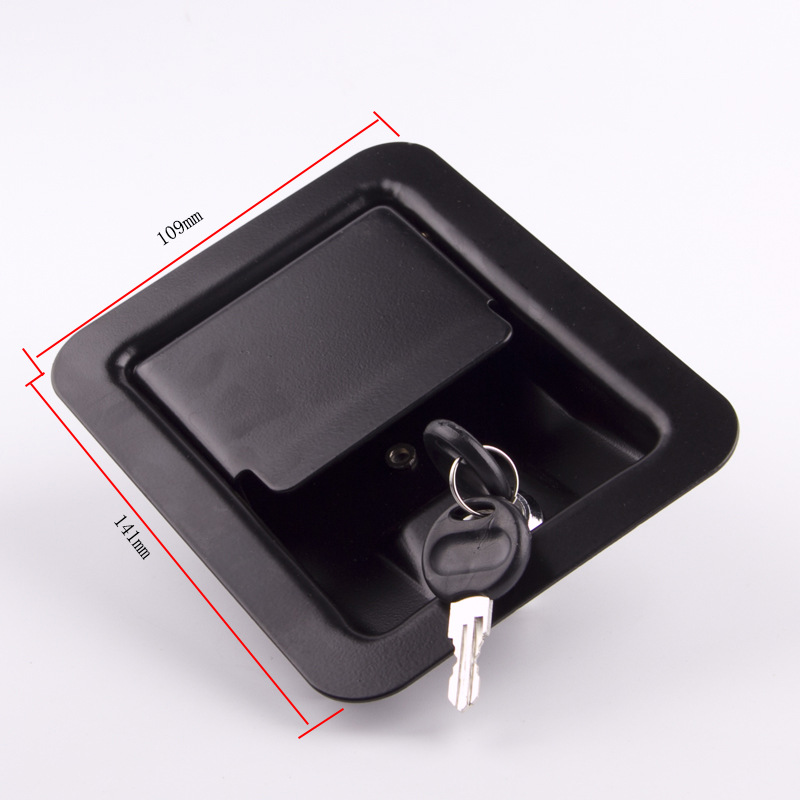 109*140mm 大四角锁 静音箱发电机组门锁 柴油发电机组面板锁