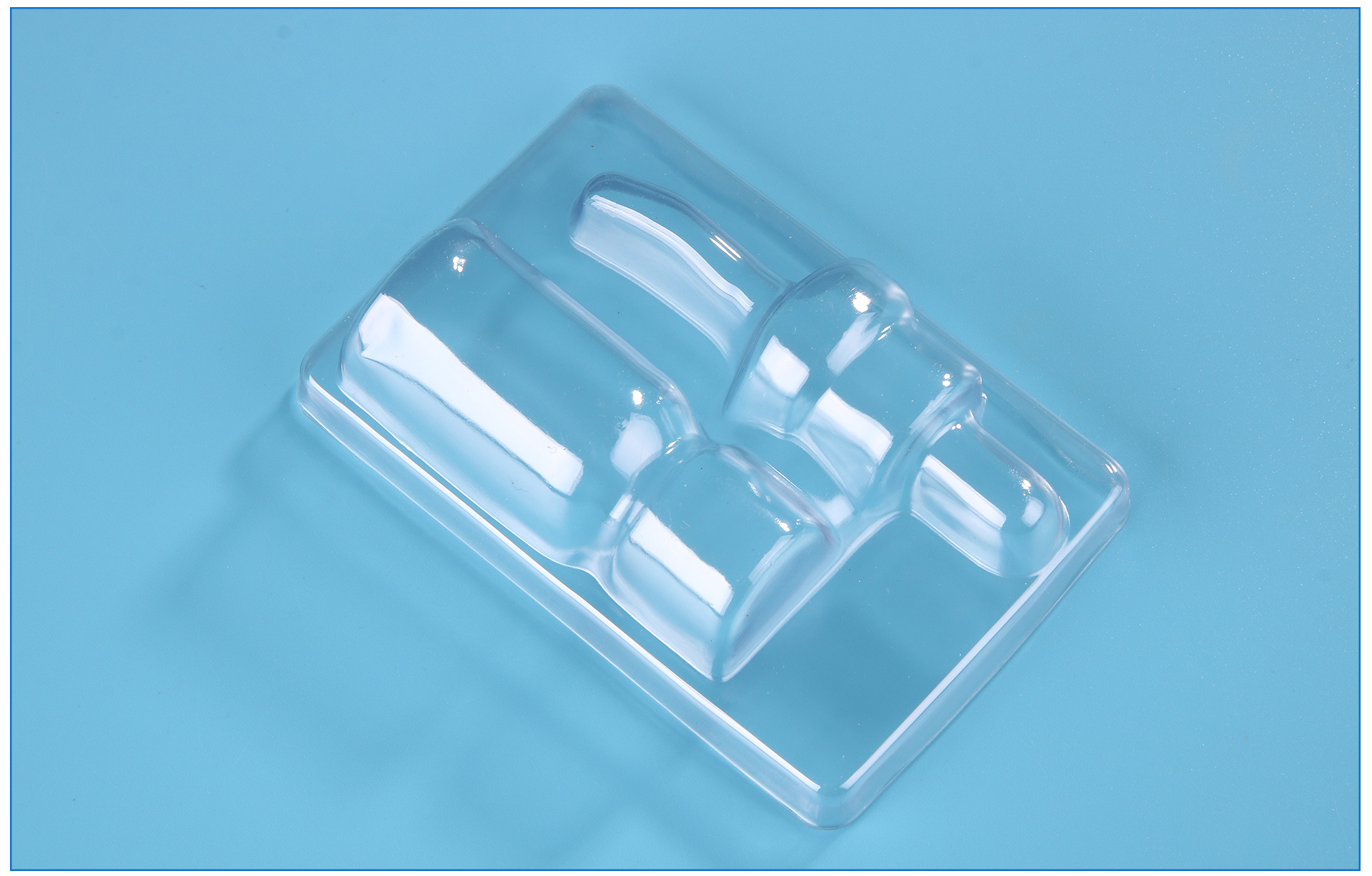 厂家定制吸塑包装折边透明电子元器件包装盒泡壳pvc包装盒可加工