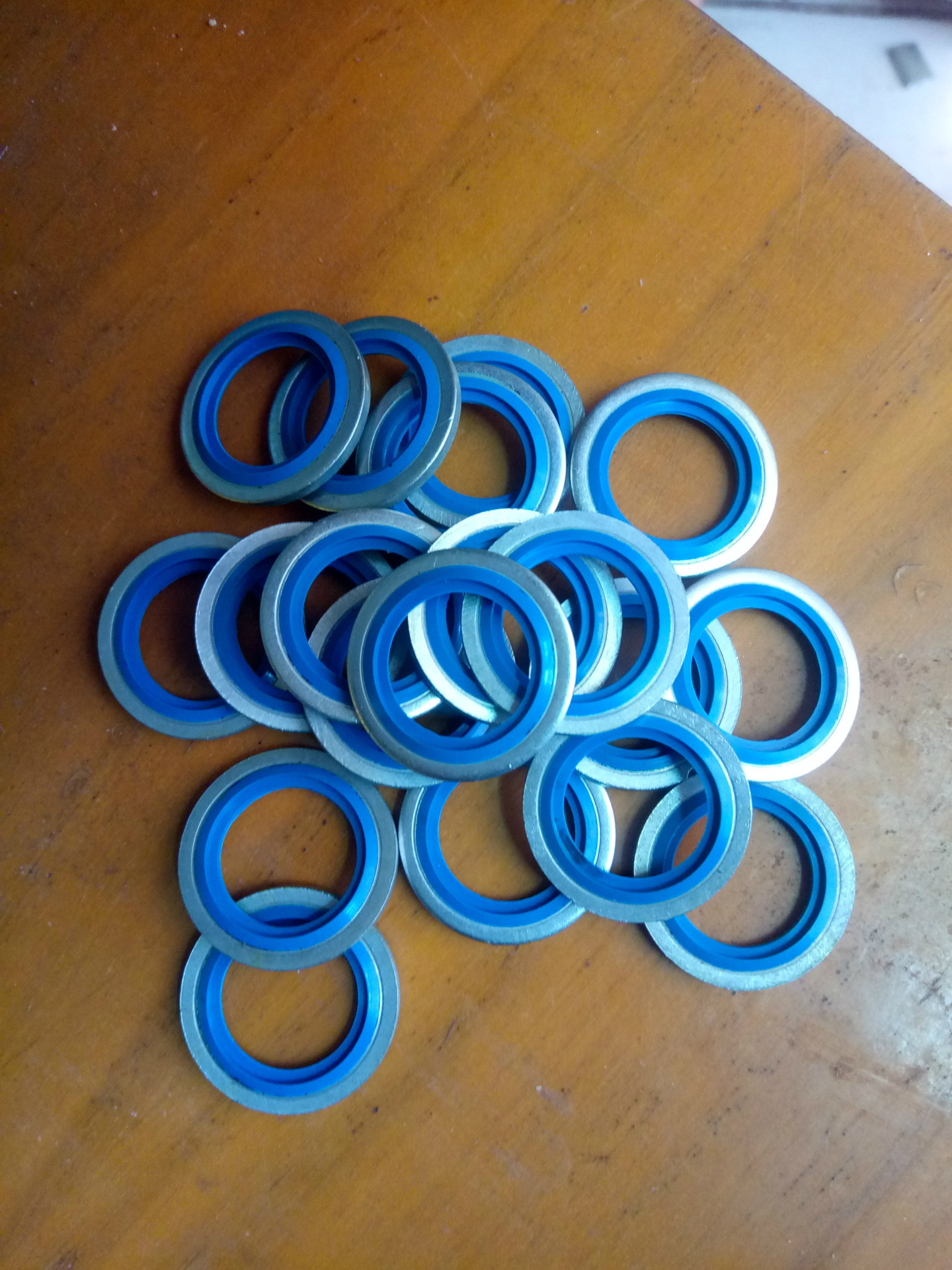 厂家特供进口设备液压系统自定心镀白锌组合垫密封垫圈修理盒.