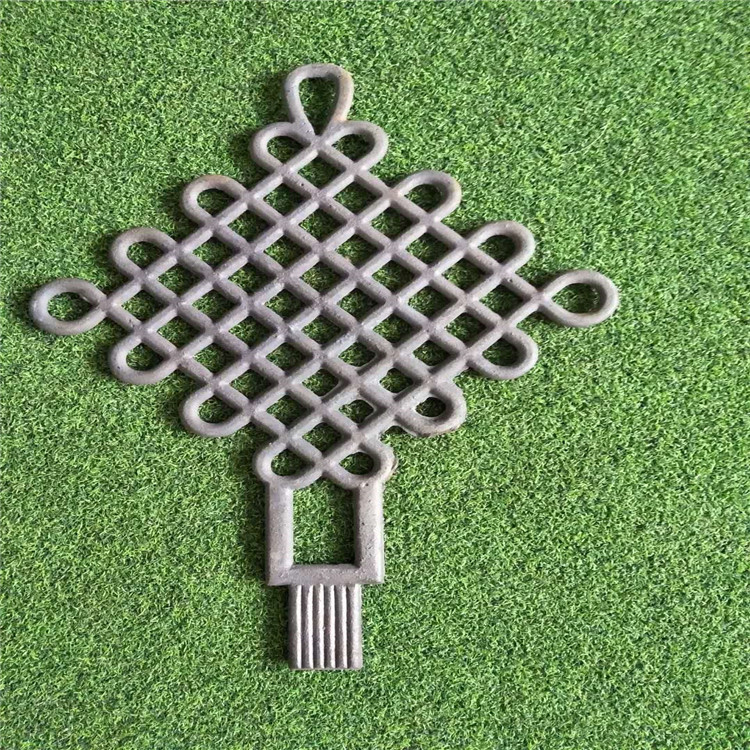 云南红河 铁艺中国结铸铁花大门配件铸铁楼梯配件厂家直供