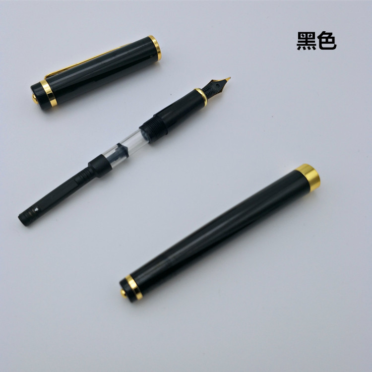 厂家直销罗氏钢笔批发学生商务铱金笔办公礼品笔墨水可定制logo