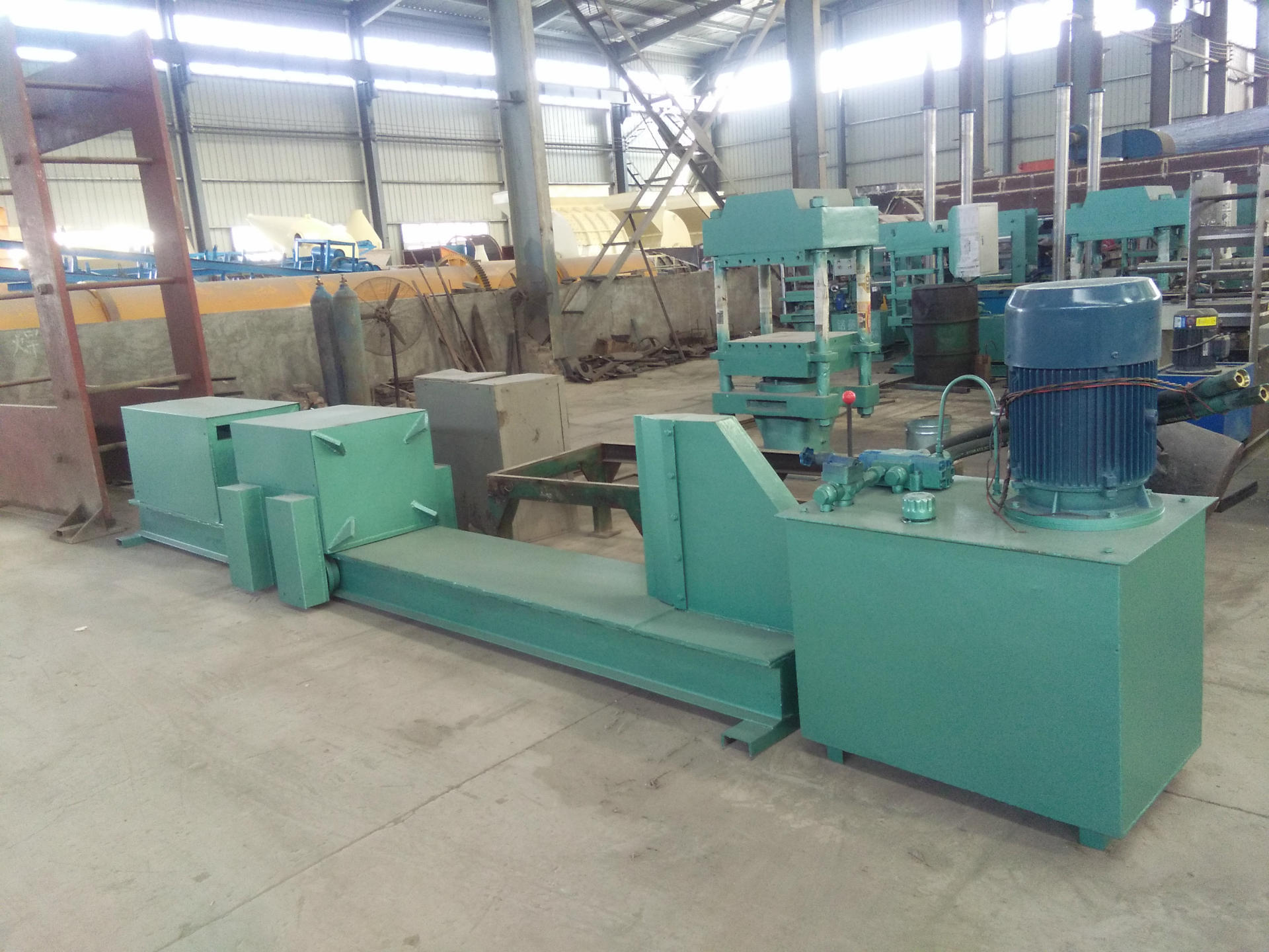 铭赛自造液压破木机 液压树墩劈木机 手动液压1.5米木材劈柴机