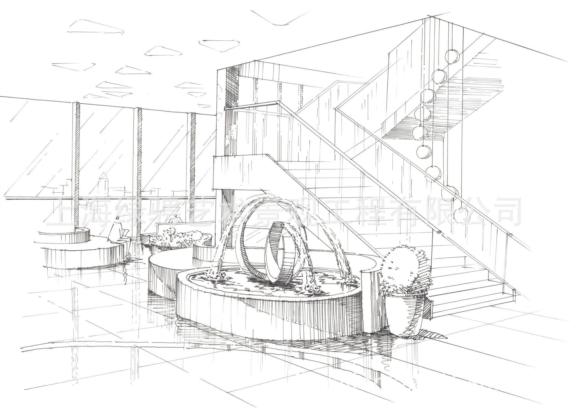 工程图 户型 户型图 简笔画 平面图 手绘 线稿 1920_1391
