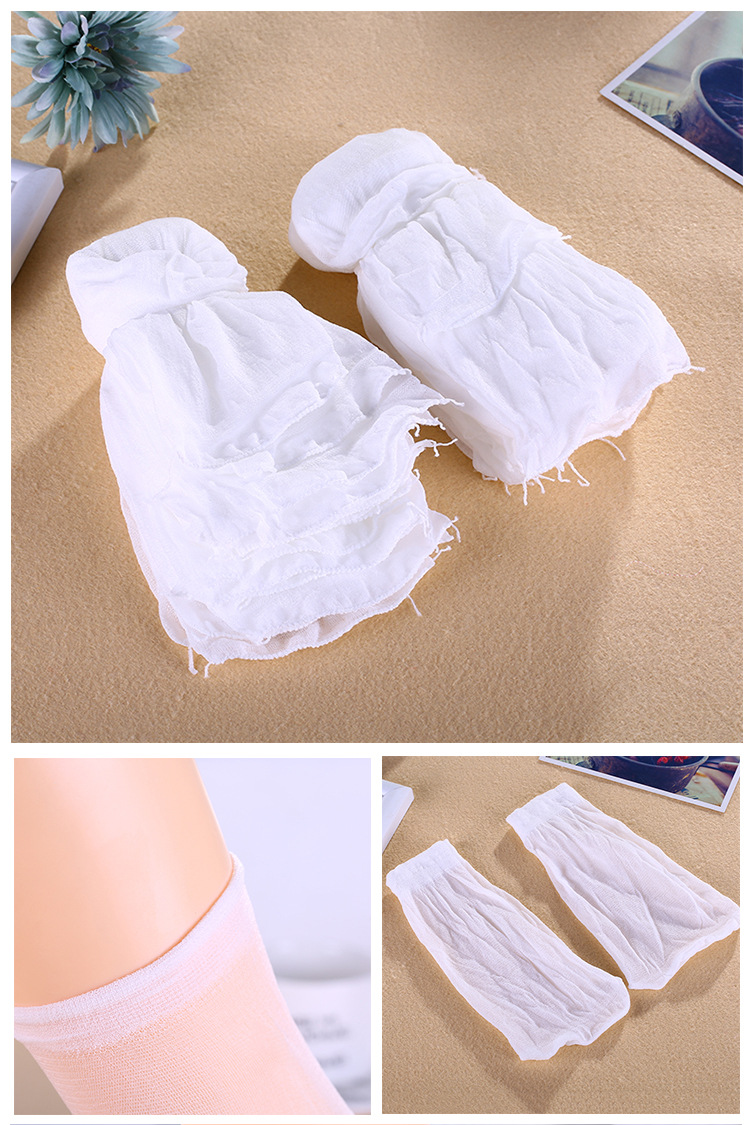 厂家一次性丝袜男女通用溜冰场儿童游乐园弹力丝短袜中筒袜子批发