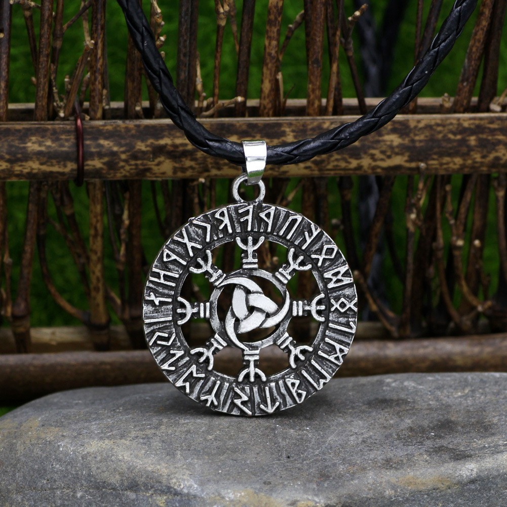 贸热款维京系列 北欧维京欧丁神的号角吊坠项链潮人厂家直销批发