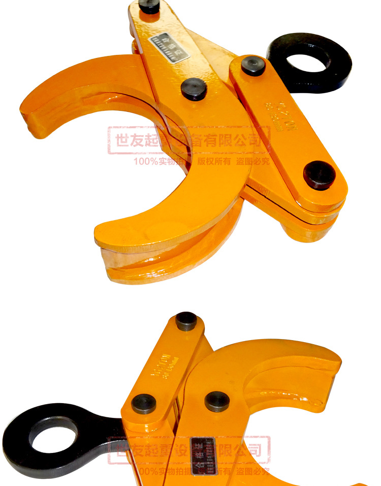 圆管圆钢吊钳圆钢起重钳圆钢夹钳yg圆管起重吊钳1吨2吨圆钢吊夹具