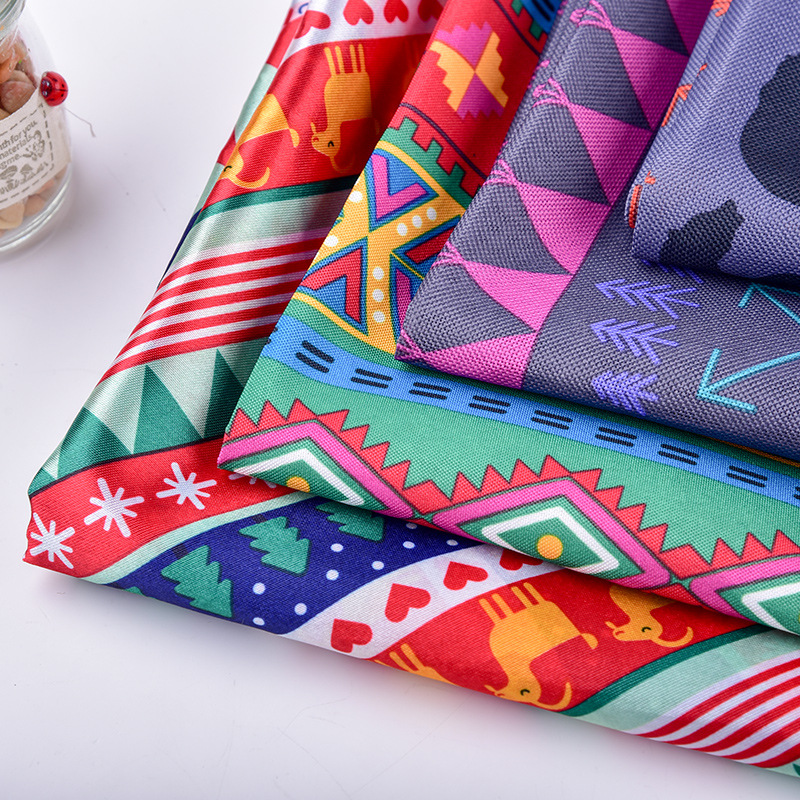 牛津布防雨雨伞布折叠户外休闲用品面料波西米亚布料印花牛津布料