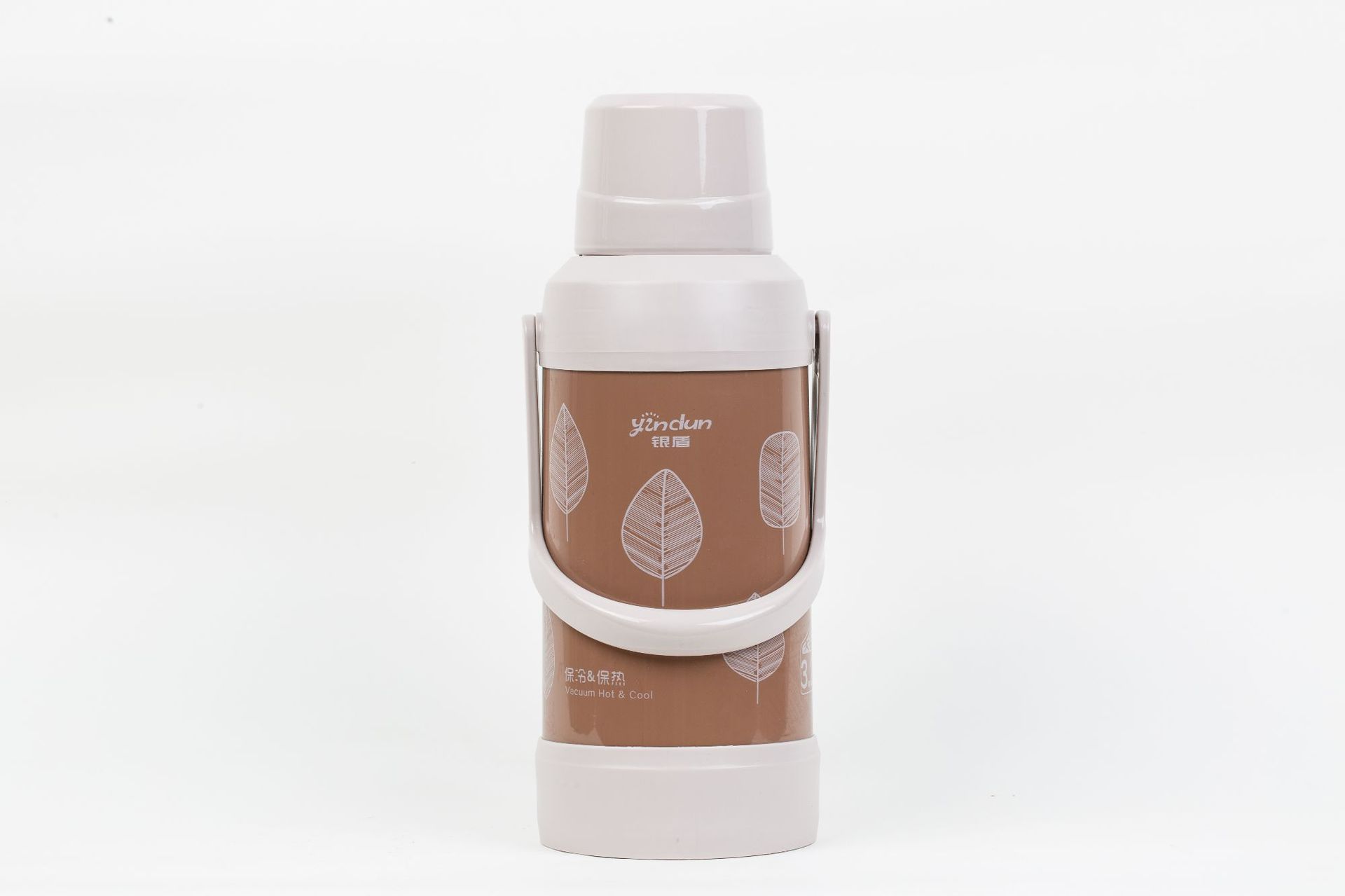 银盾印花塑料保温热水瓶暖瓶保温瓶学生开水瓶3.2l工厂直发