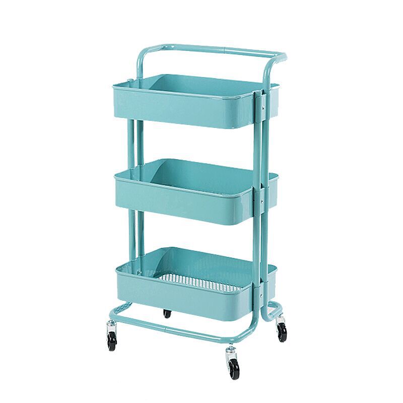 Bathroom Wheeled Kitchen Storage Shelf Trolley Living Room Storage Floor Beauty Salon Sundries Rack Supplies Storage Rack