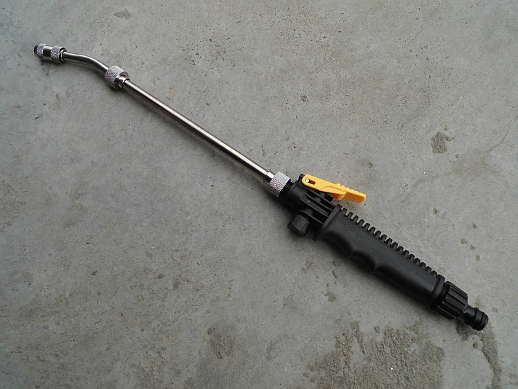 80cm金属长杆洗车直喷水枪花园浇花喷枪空调喷雾喷头浇菜洒水