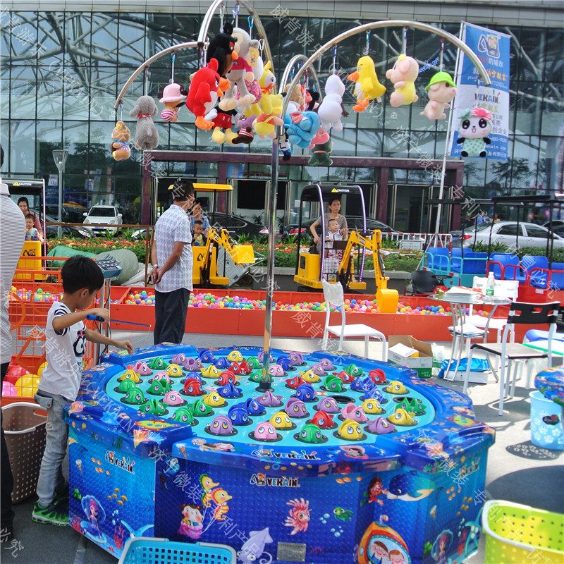 0成交0台儿童创业项目 赚钱地摊生意 儿童摆摊项目 游乐钓鱼机