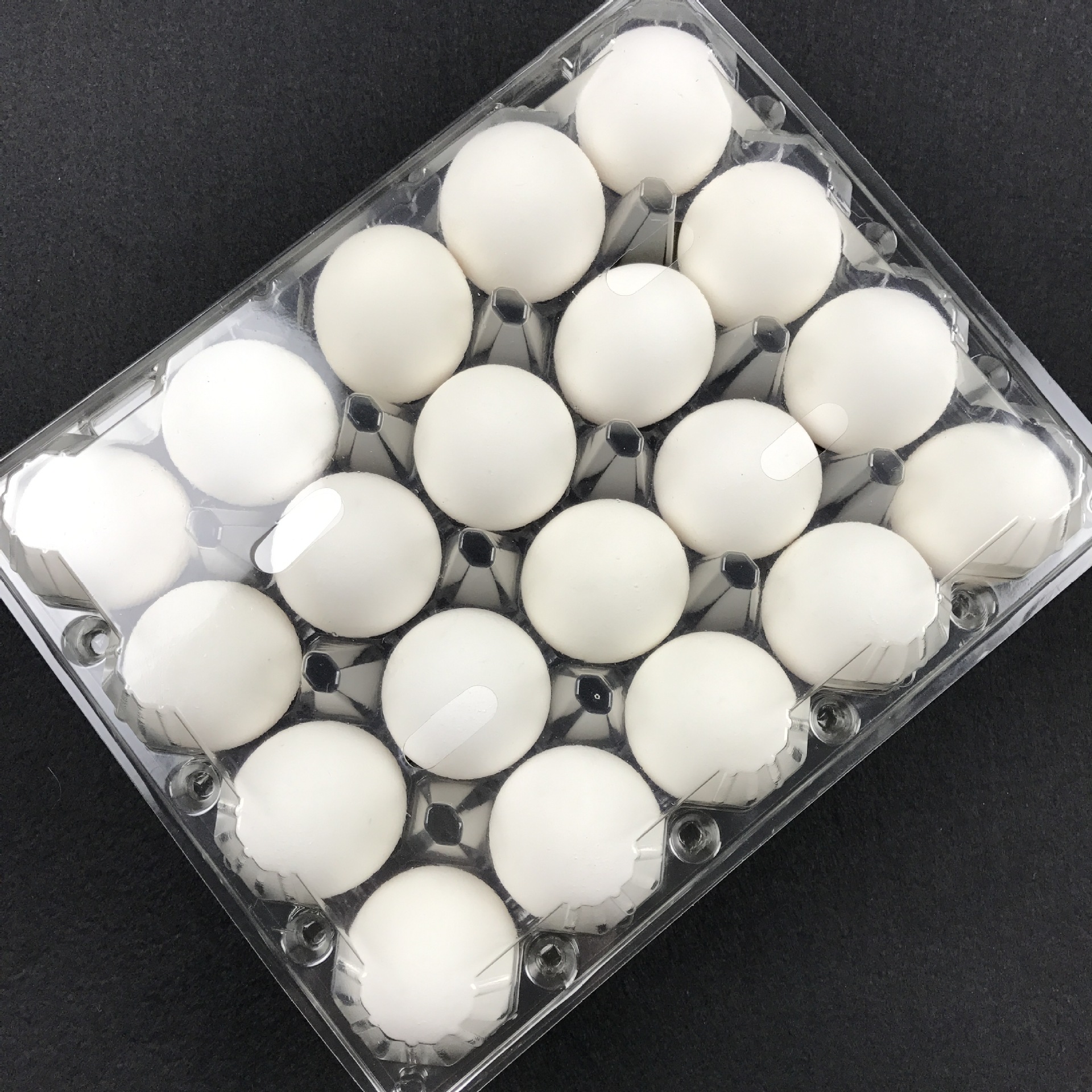 20枚装 中号厚款鸡蛋盒 塑料土鸡蛋盒 pvc吸塑包装鸡蛋盒批发