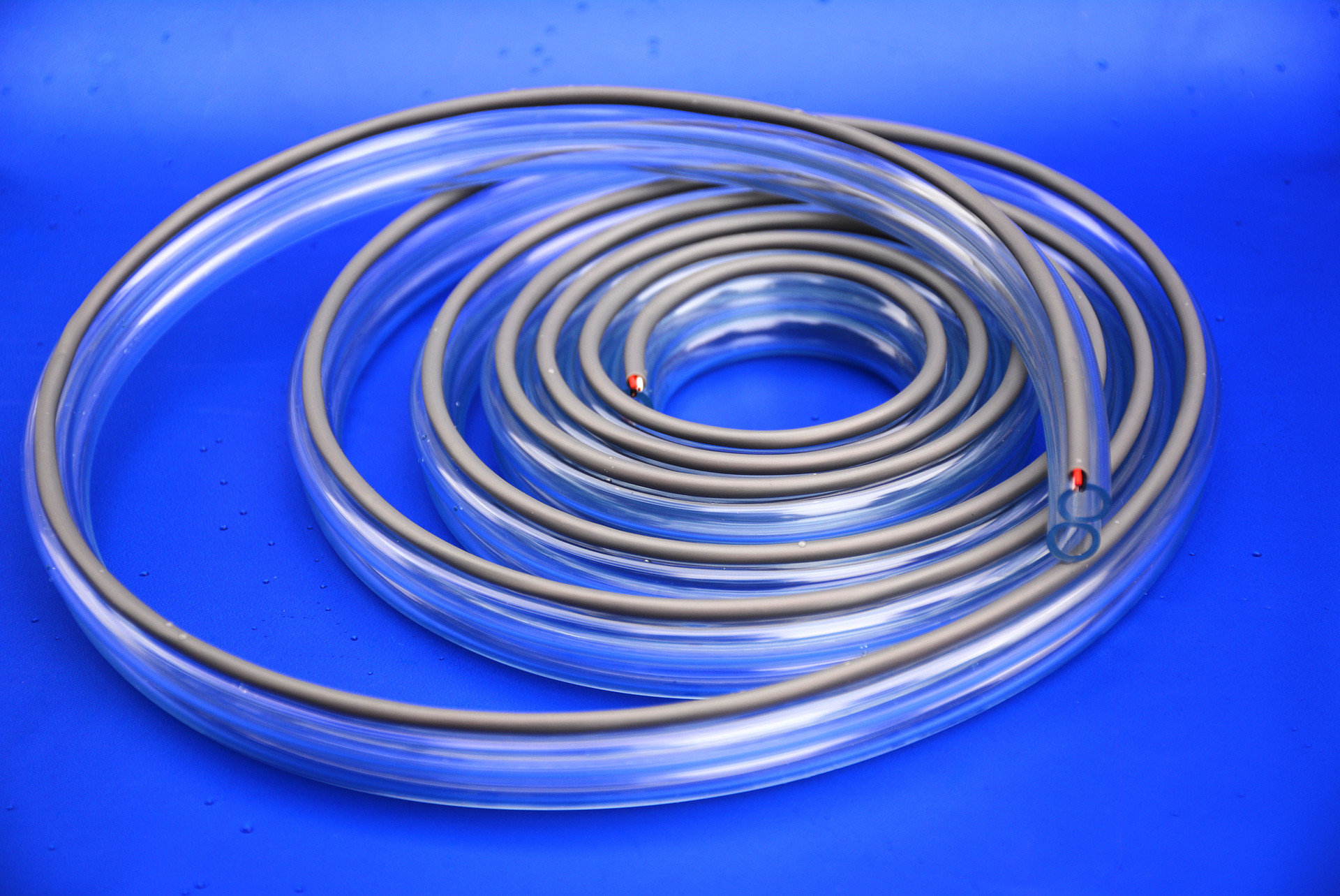 厂家定做电线软管pvc双排电线管电源线塑胶管冲洗管冲吸管