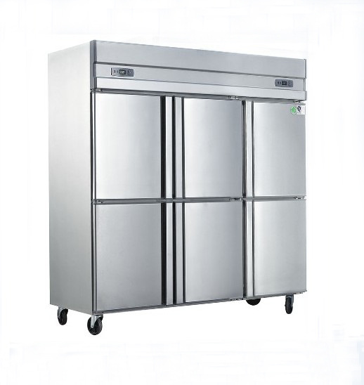 三开门冷冻柜面食速冻机 立式冷藏冷冻柜展示柜 玻璃门冰冻展示柜