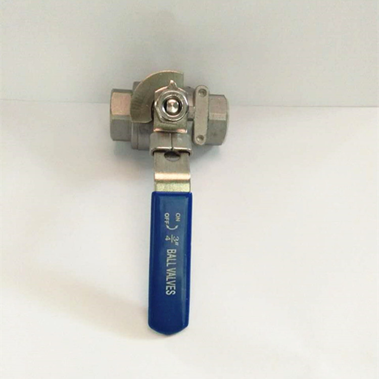 不锈钢304丝口球阀带刻度盘球阀带锁带刻度球阀4分-2寸