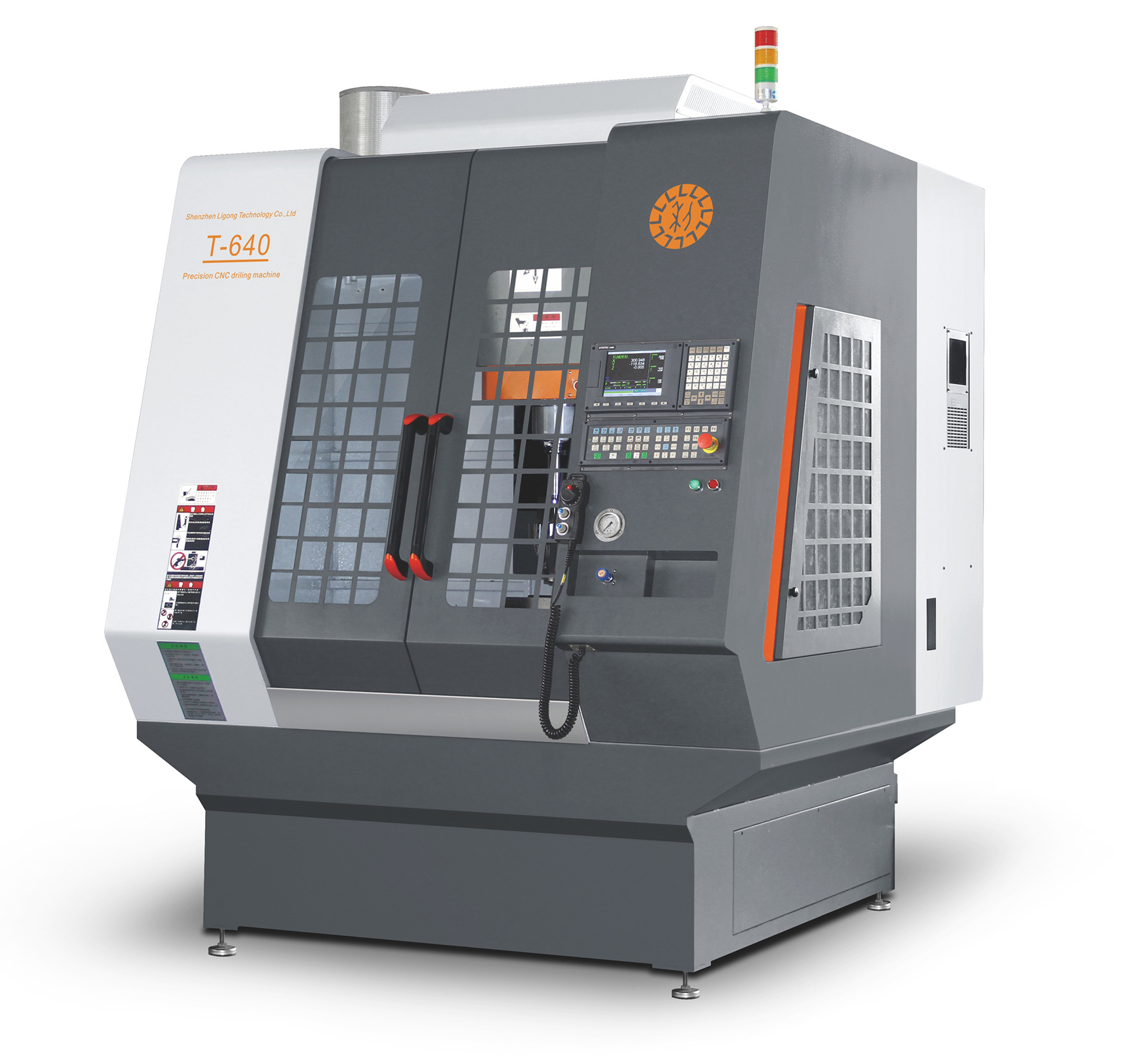 数控精密模具钻孔机利工科技cnc钻孔机u-650模具顶针钻孔机
