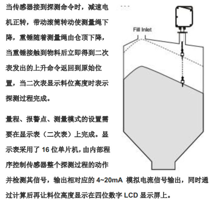 石灰石j料位测量仪 水泥灰料位计 重锤式料位计阻旋料位计批发