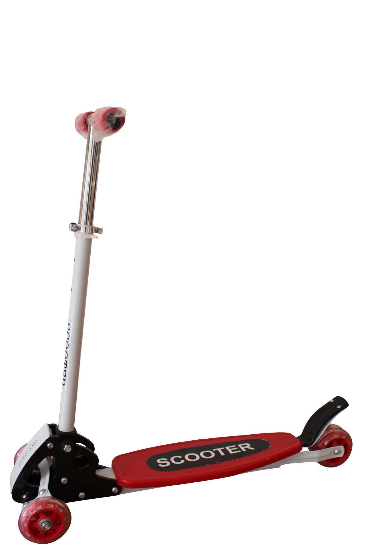 厂家直销滑板车可升降可可带卡通滑板车儿童折叠滑板车铁4轮