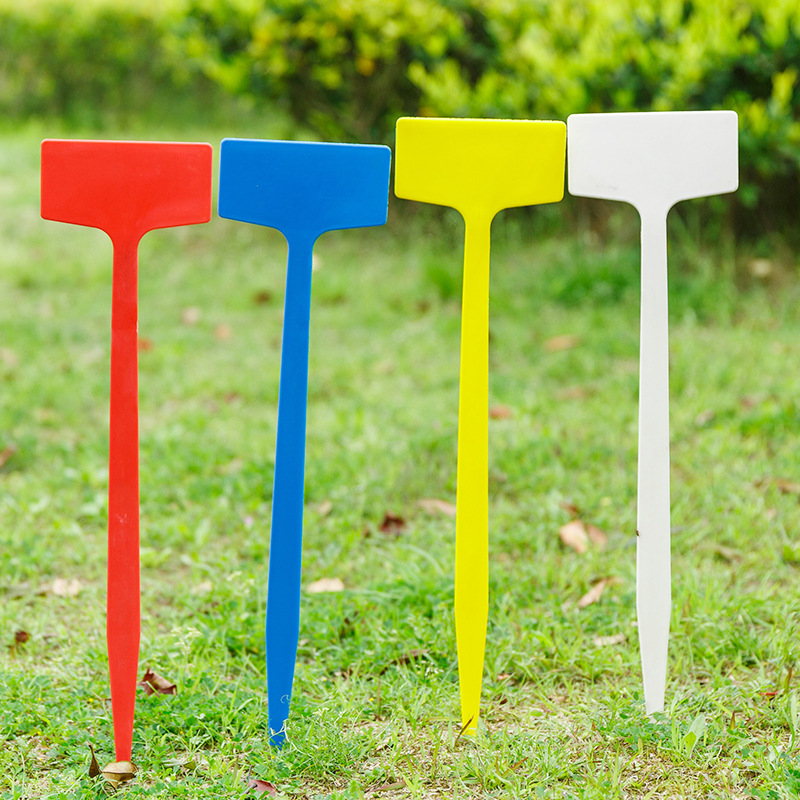 地插标立体标签牌连体组装插地标识牌稻田试验植物花卉苗木水稻